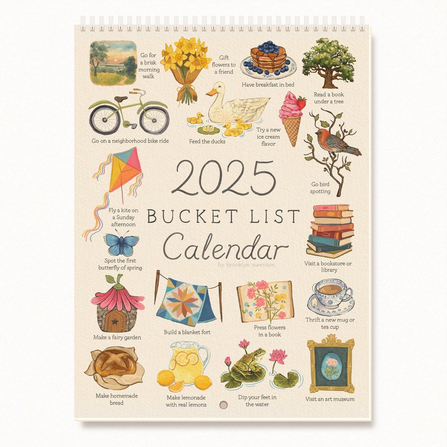 2025 Wish List Calendar