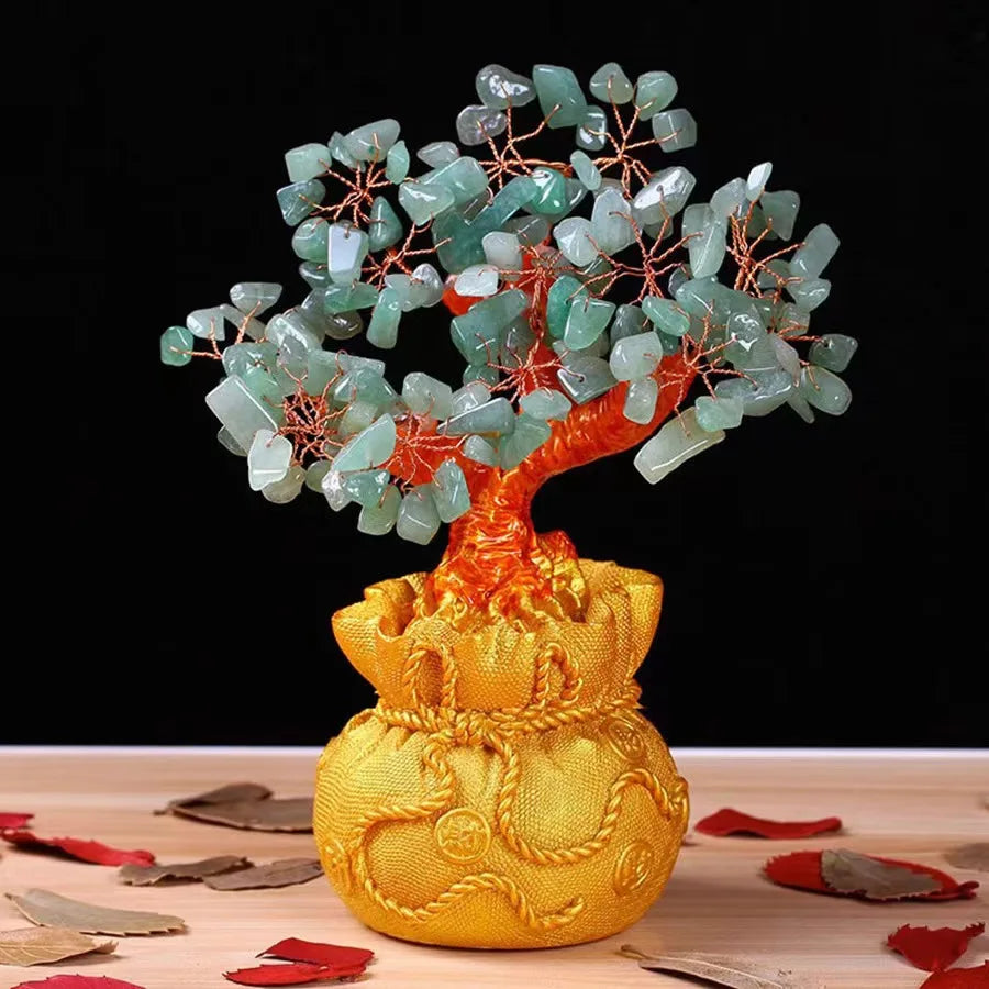 CNY 2026 Fortune Money Tree - Year of the Horse Wealth Decoration with Gold Bells & Red Envelopes
