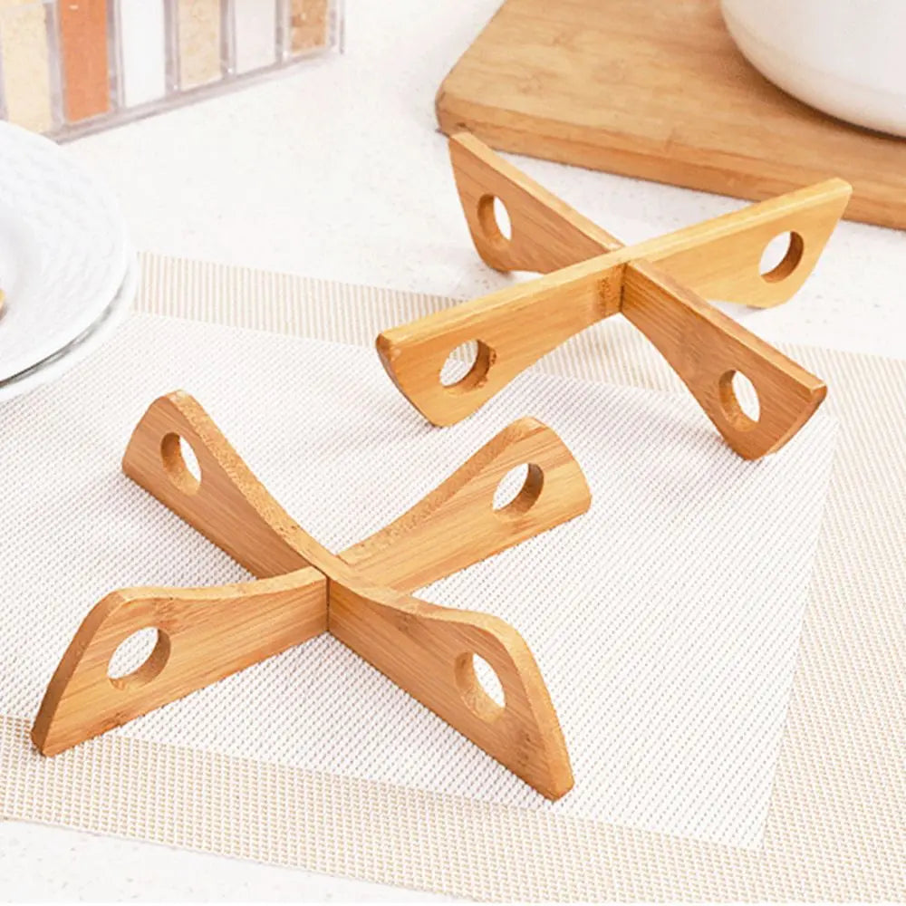 Premium Bamboo Pot Rack - Eco-Friendly Kitchen Storage Organizer