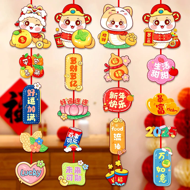 2025 Traditional Chinese Lunar New Year Snake Decorations