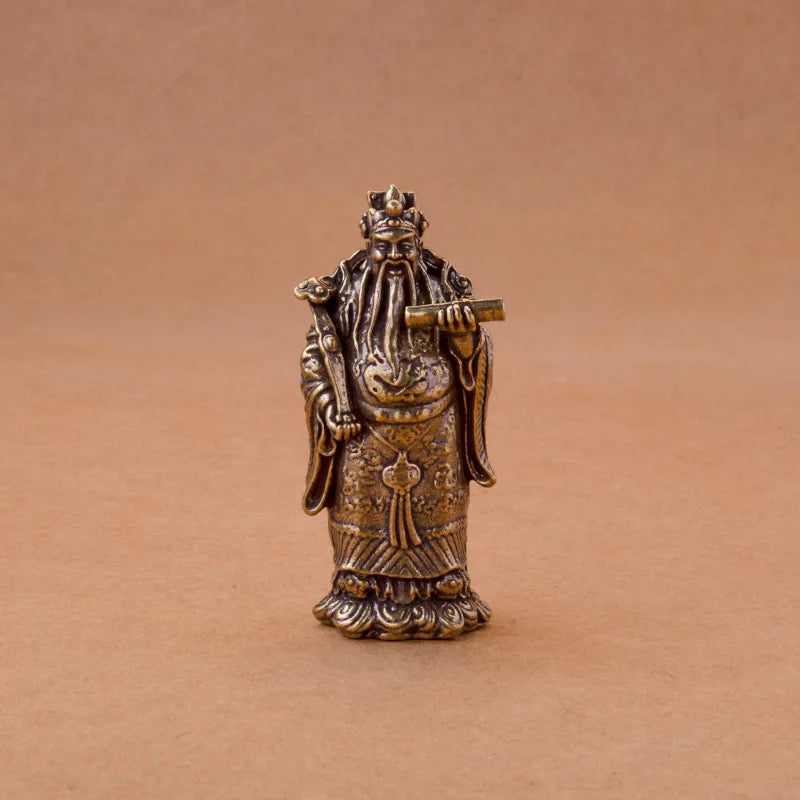 Mini Fu Lu Shou Bronze Statues