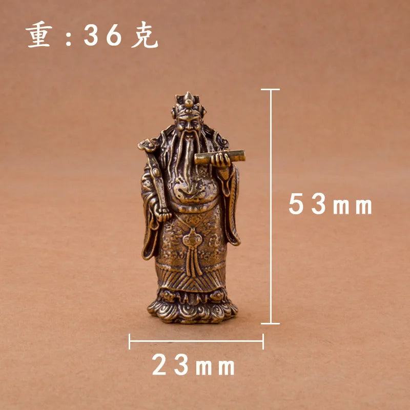 Mini Fu Lu Shou Bronze Statues