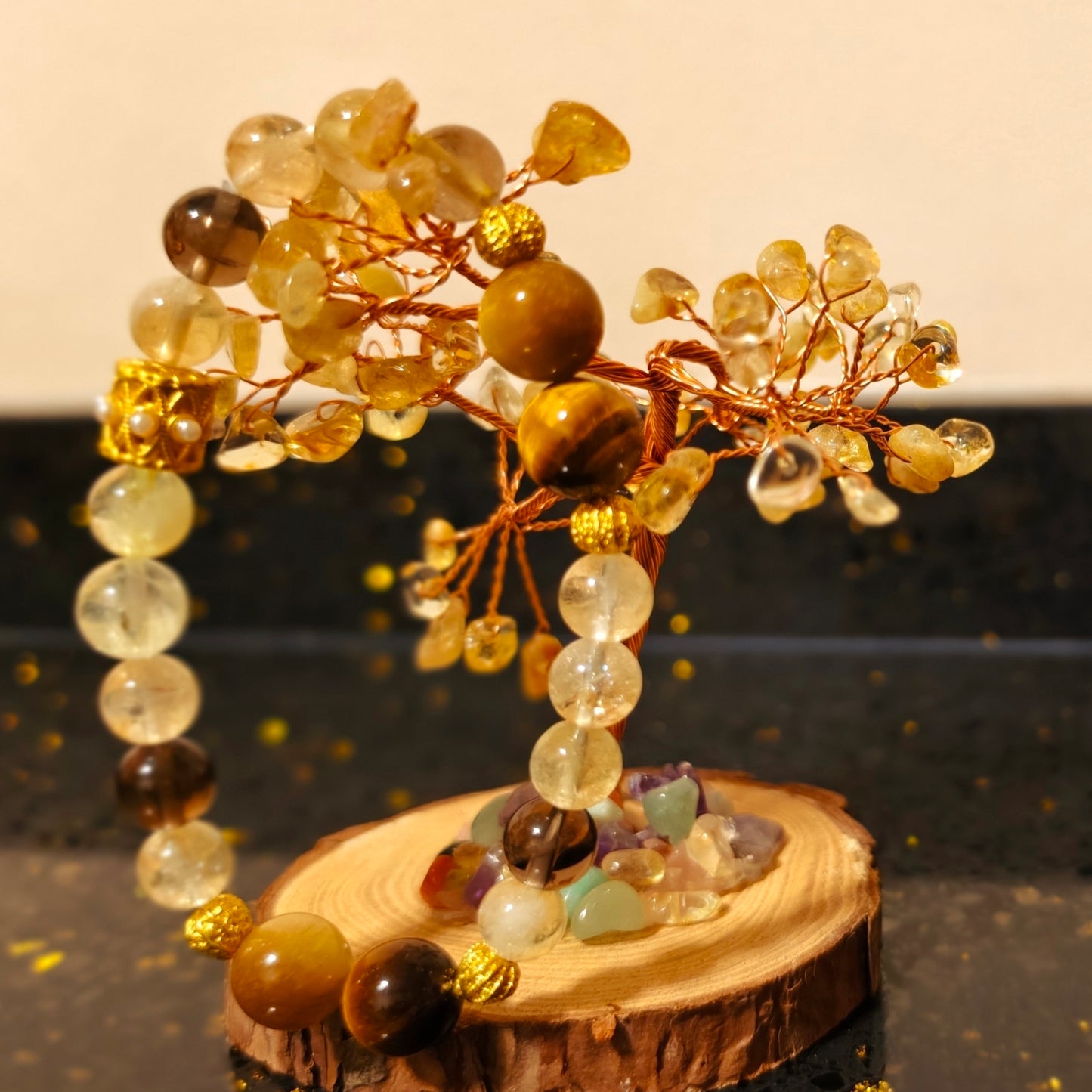 Fortune Bracelet with Citrine and Yellow Tiger Eye